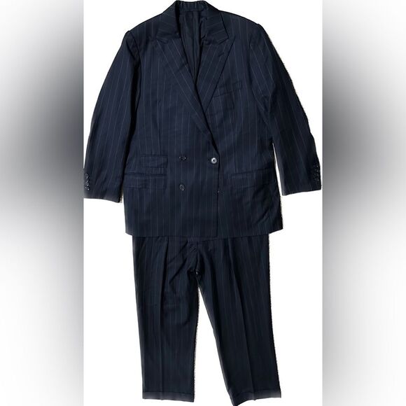 Ralph Lauren Purple Label Double Breast Custom with Surgeons Cuffs - Picture 3 of 15